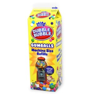 Dubble Bubble Assorted Gumball Machine Refill Carton 20oz